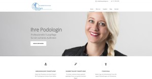 Website für Podologiepraxis